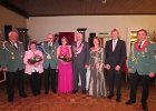 IMG 5986  v.l. Präsident Viktor Ripke, Kohlkönigspaar 2017 Martha und Heini Krümpelbeck, Königspaar Maria u. Clemens Frilling, Kohlkönigspaar aus 2016 Martina u. Martin Kallage, General Arnold Westerkamp